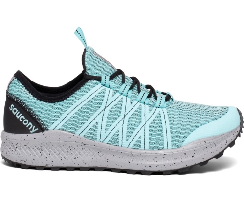 Tenis Saucony Shift Mujer Zapatillas Trail Running Light Azules / Gris México MX-985-IK